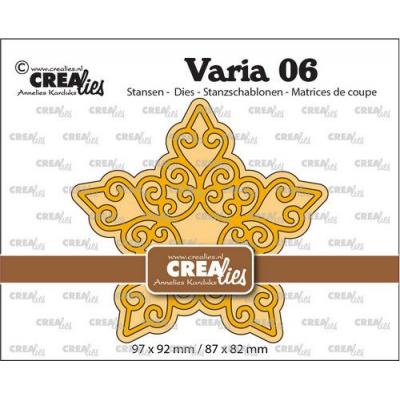 Crealies CLVaria056 Stanzschablonen - Gelockter Stern